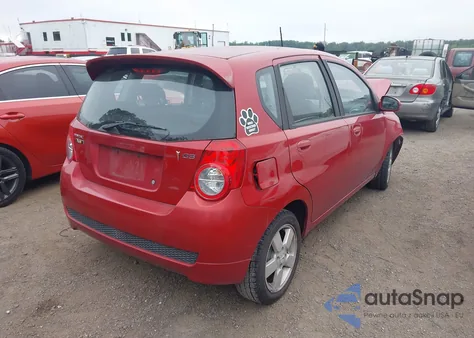 2009 Pontiac G3 z USA, uszkodzony, nr VIN KL2TD66E59B644962
